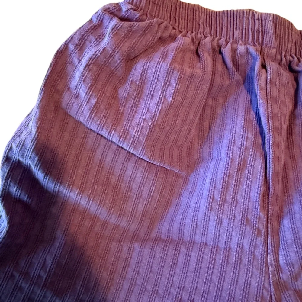 Vintage Children’s Peanuts Charlie Brown Goin Fishin Shorts Purple 6 Years